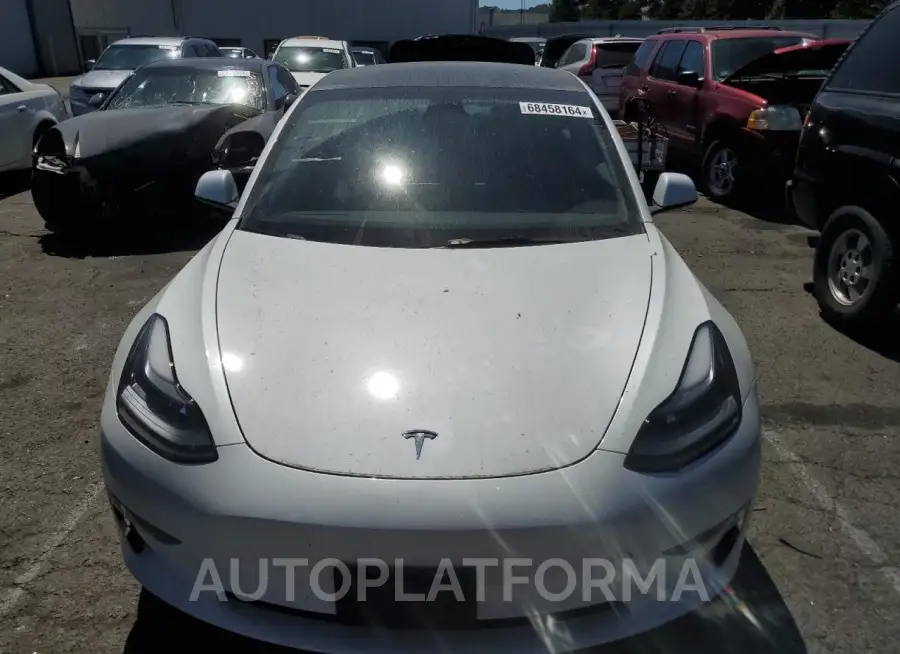 TESLA MODEL 3 2022 vin 5YJ3E1EA8NF376380 from auto auction Copart