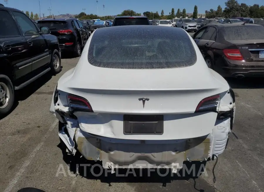 TESLA MODEL 3 2022 vin 5YJ3E1EA8NF376380 from auto auction Copart