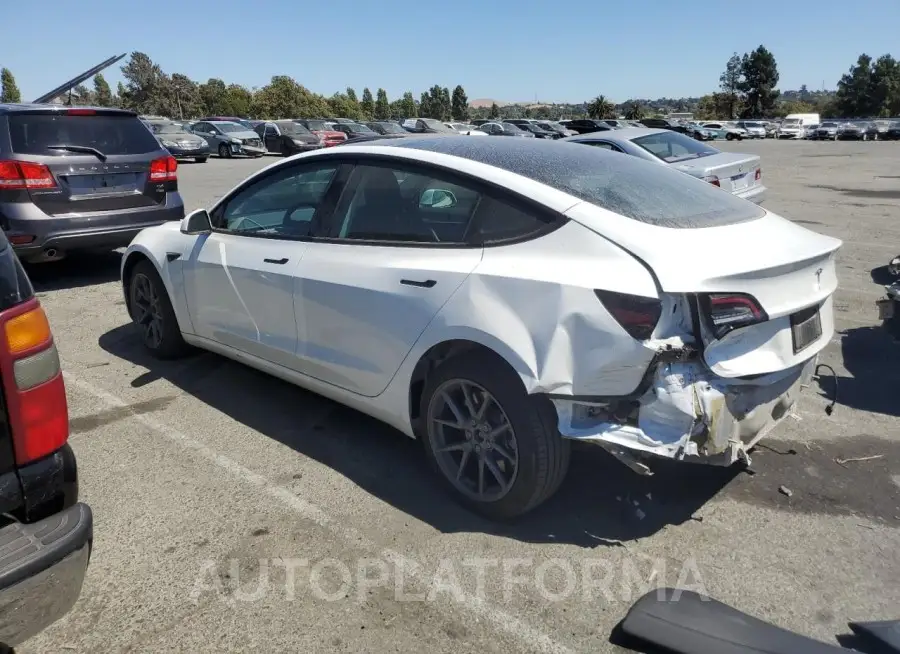 TESLA MODEL 3 2022 vin 5YJ3E1EA8NF376380 from auto auction Copart