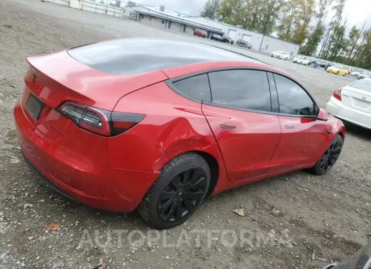 TESLA MODEL 3 2021 vin 5YJ3E1EB1MF060195 from auto auction Copart