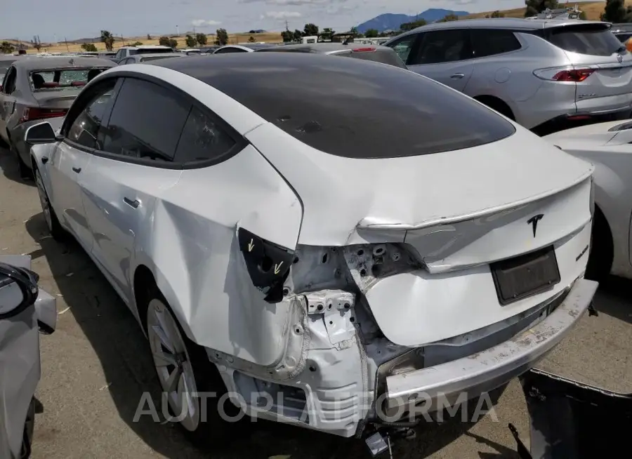 TESLA MODEL 3 2021 vin 5YJ3E1EB2MF004136 from auto auction Copart