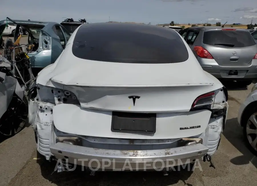 TESLA MODEL 3 2021 vin 5YJ3E1EB2MF004136 from auto auction Copart