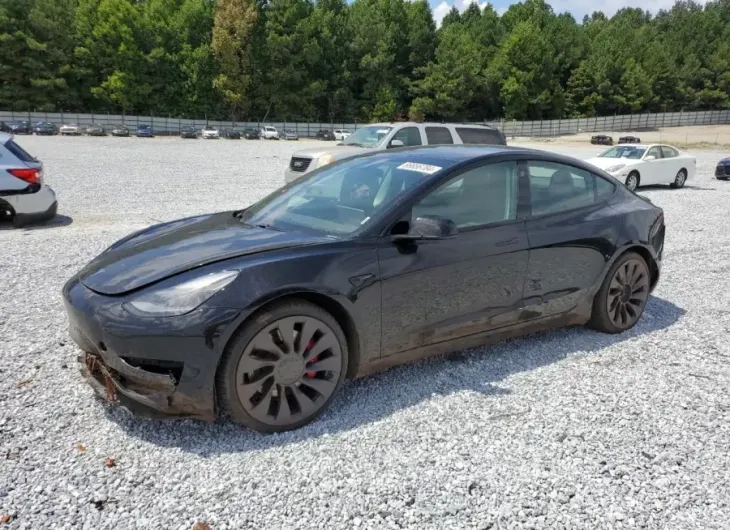 TESLA MODEL 3 2021 vin 5YJ3E1EC1MF034723 from auto auction Copart