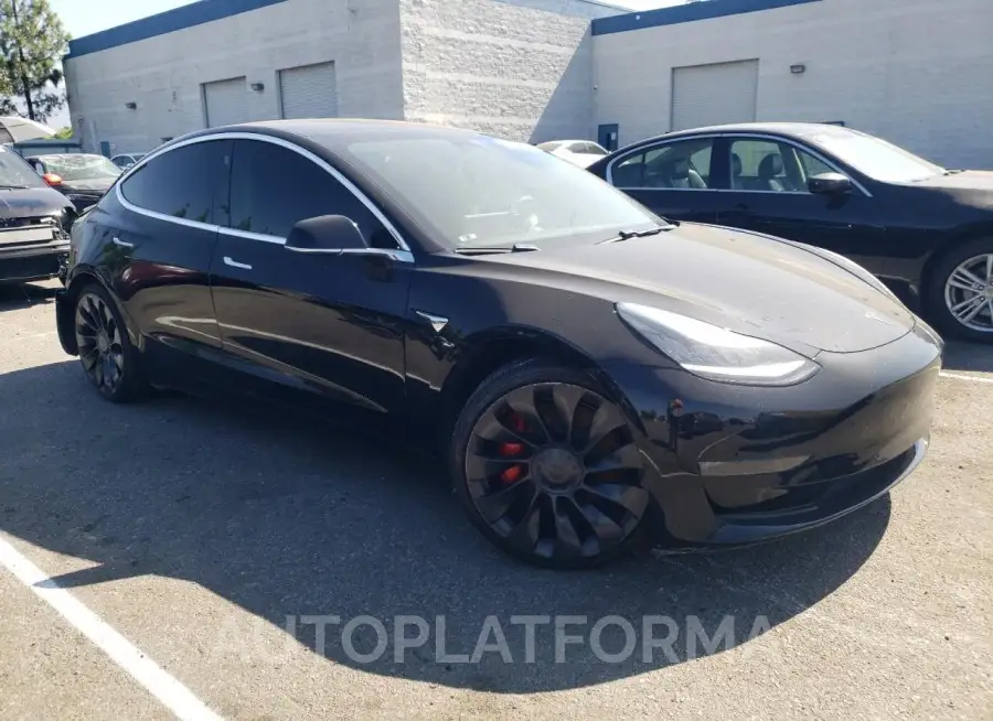 TESLA MODEL 3 2020 vin 5YJ3E1EC8LF713225 from auto auction Copart