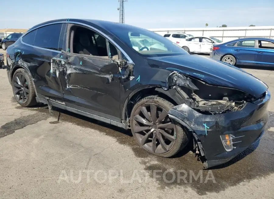 TESLA MODEL X 2017 vin 5YJXCBE21HF068347 from auto auction Copart