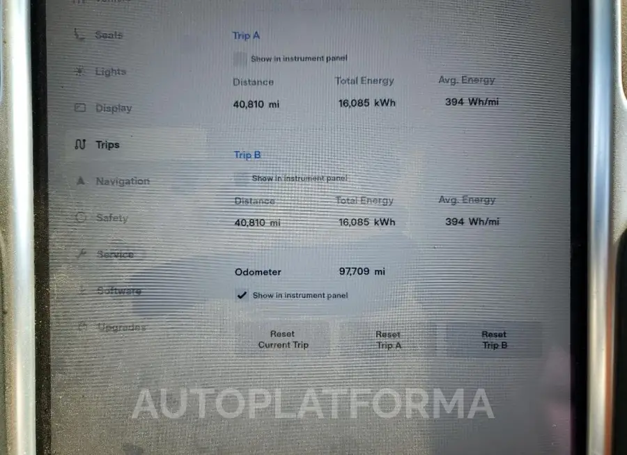 TESLA MODEL X 2017 vin 5YJXCBE21HF068347 from auto auction Copart