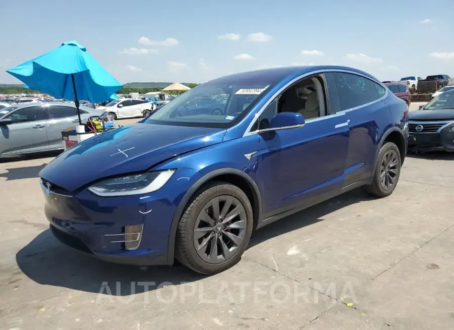 TESLA MODEL X 2017 vin 5YJXCDE47HF062727 from auto auction Copart