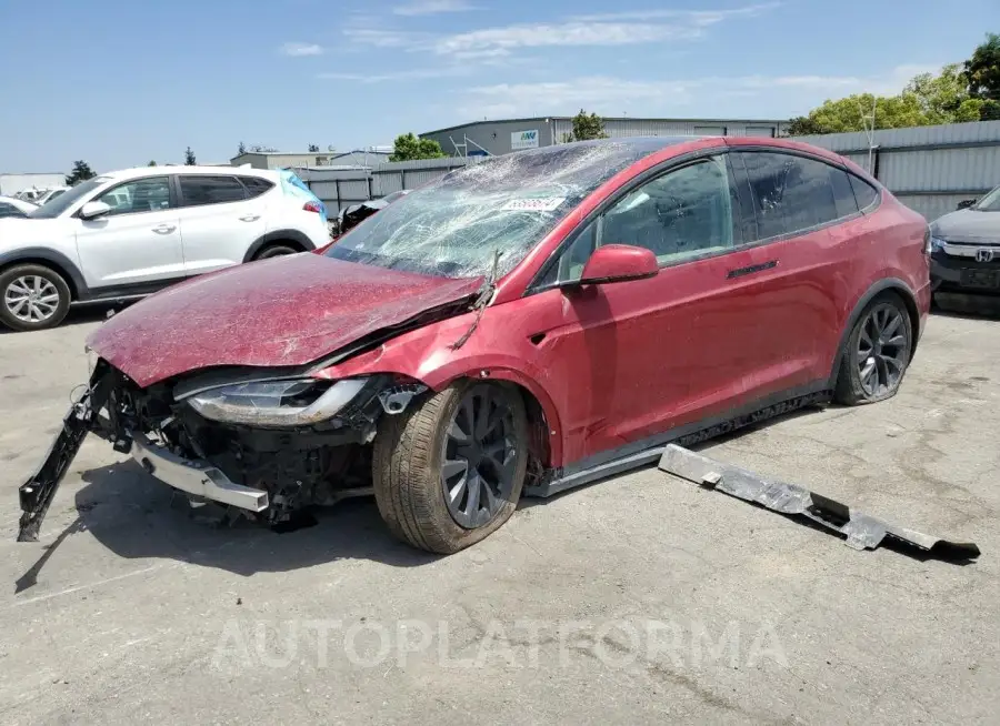 TESLA MODEL X 2023 vin 7SAXCAE5XPF404468 from auto auction Copart