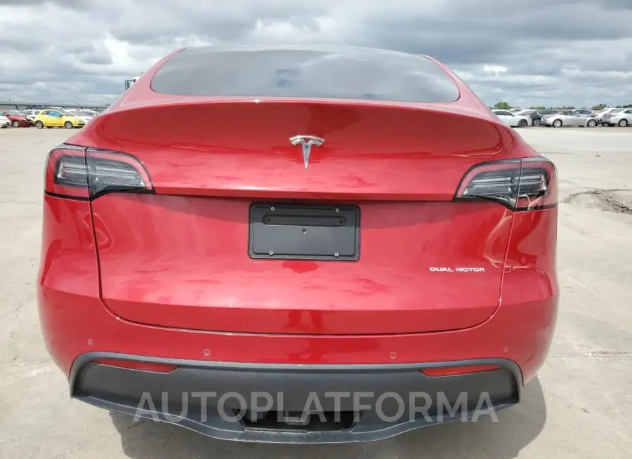 TESLA MODEL Y 2022 vin 7SAYGDEE3NA002036 from auto auction Copart