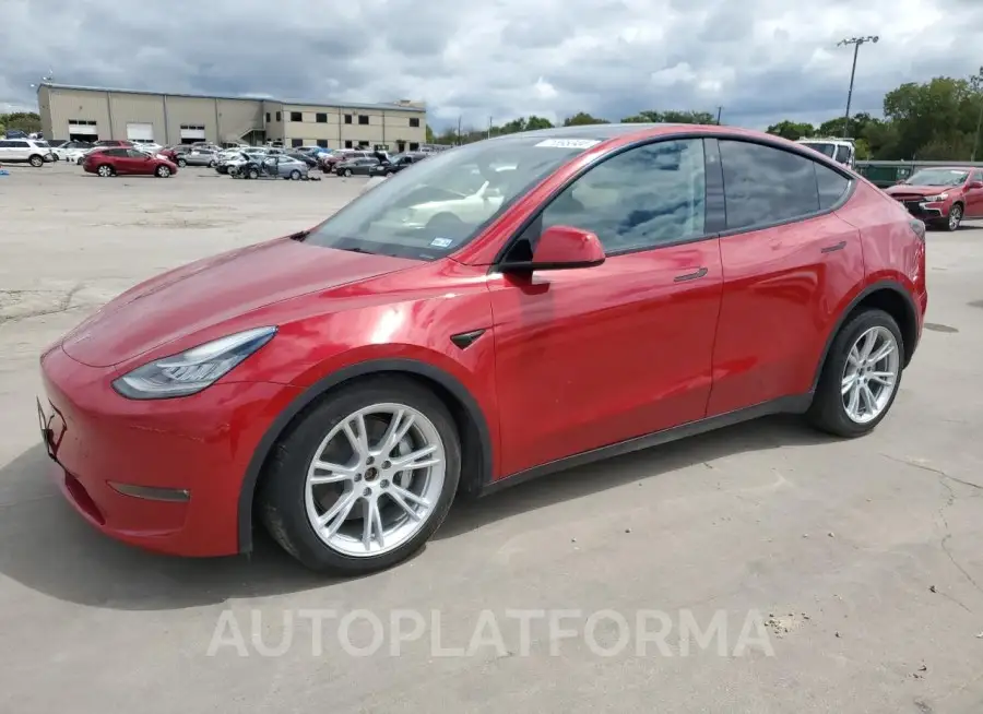 TESLA MODEL Y 2022 vin 7SAYGDEE3NA002036 from auto auction Copart