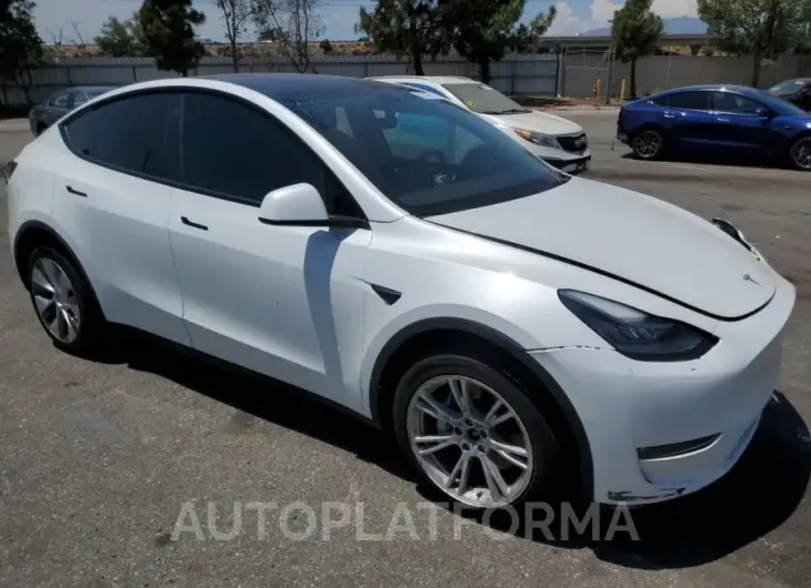 TESLA MODEL Y 2022 vin 7SAYGDEE6NF315276 from auto auction Copart