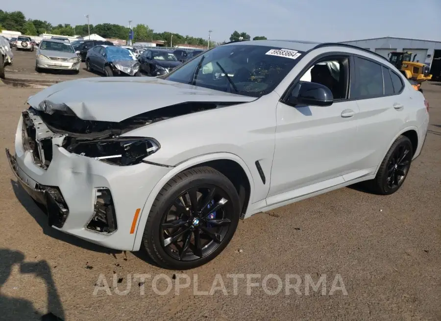 BMW X4 M40I 2022 vin 5UX43DT04N9K73391 from auto auction Copart