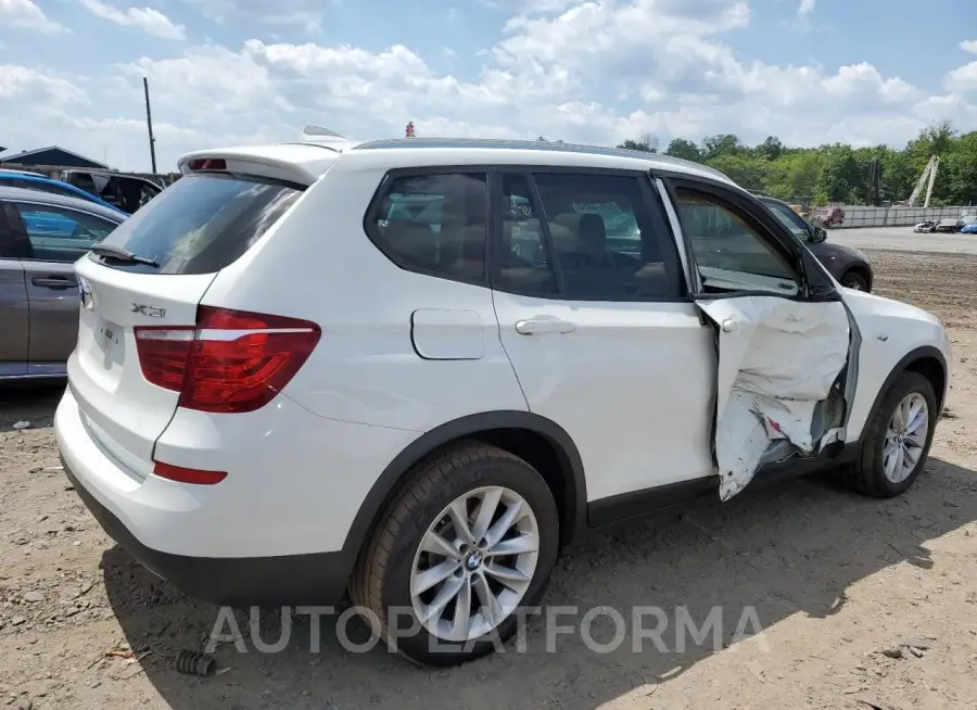 BMW X3 XDRIVE2 2017 vin 5UXWX9C38H0W70986 from auto auction Copart