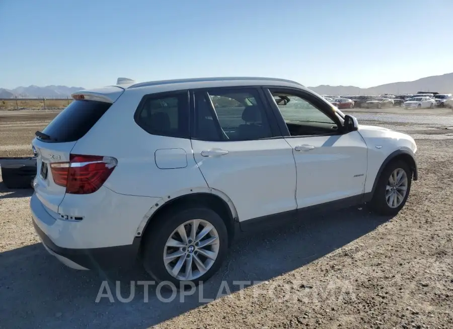 BMW X3 XDRIVE2 2015 vin 5UXWX9C55F0D45584 from auto auction Copart