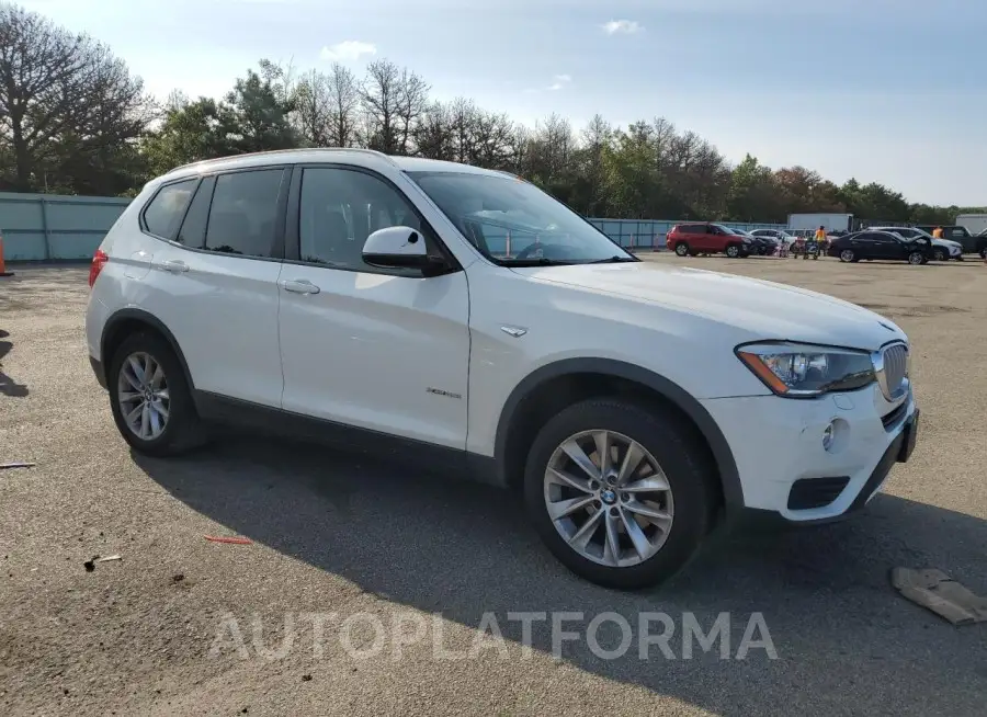 BMW X3 XDRIVE2 2017 vin 5UXWX9C56H0D98989 from auto auction Copart