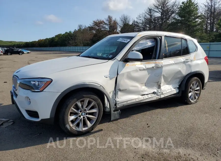 BMW X3 XDRIVE2 2017 vin 5UXWX9C56H0D98989 from auto auction Copart