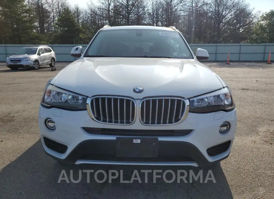 BMW X3 XDRIVE2 2017 vin 5UXWX9C56H0D98989 from auto auction Copart