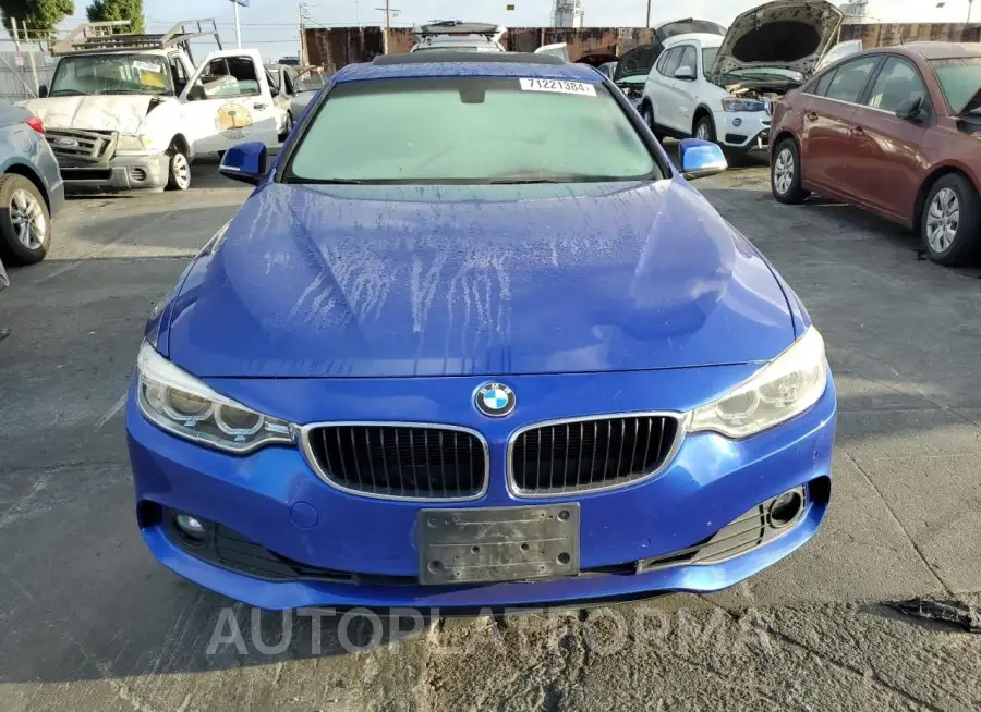 BMW 428 I 2015 vin WBA3N7C52FK222869 from auto auction Copart