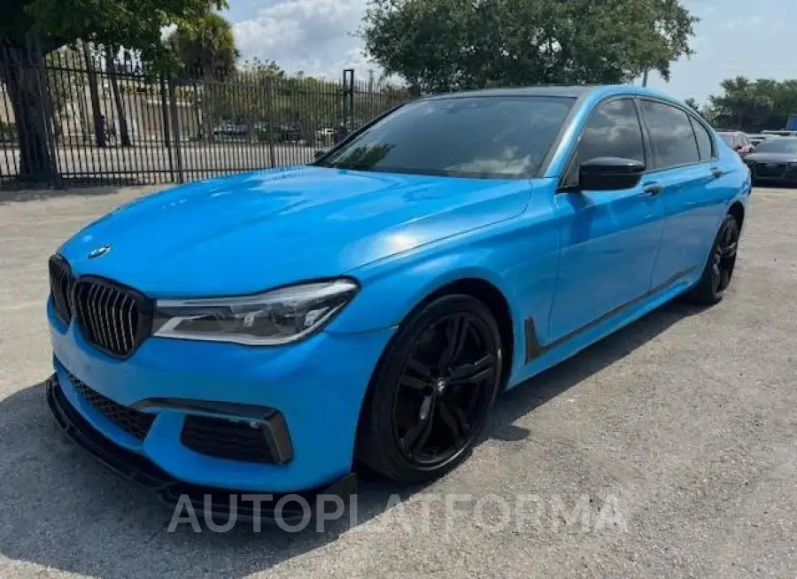 BMW 750 I 2017 vin WBA7F0C34HGM22159 from auto auction Copart