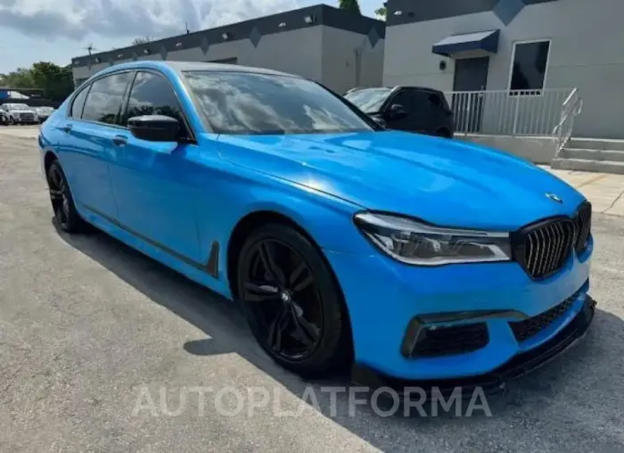 BMW 750 I 2017 vin WBA7F0C34HGM22159 from auto auction Copart