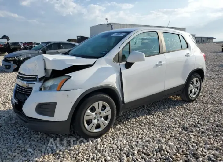 CHEVROLET TRAX LS 2016 vin 3GNCJKSB0GL164907 from auto auction Copart