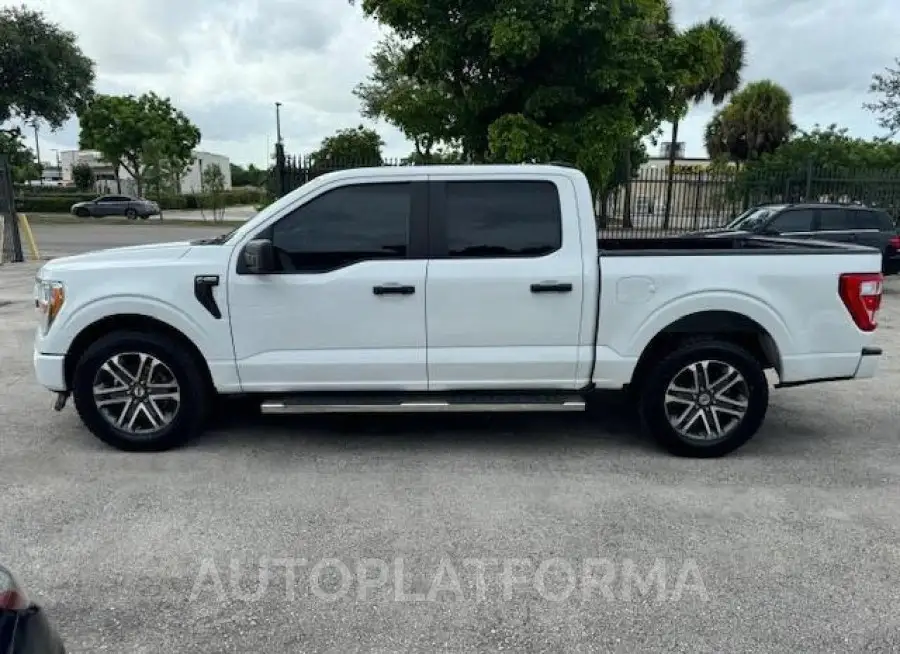 FORD F150 SUPER 2021 vin 1FTEW1CP7MFB24627 from auto auction Copart