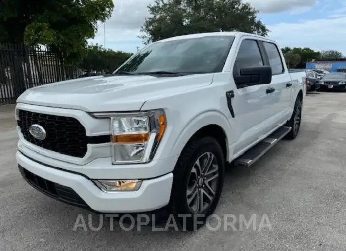 FORD F150 SUPER 2021 vin 1FTEW1CP7MFB24627 from auto auction Copart