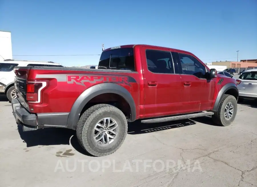 FORD F150 RAPTO 2018 vin 1FTFW1RG0JFD28239 from auto auction Copart