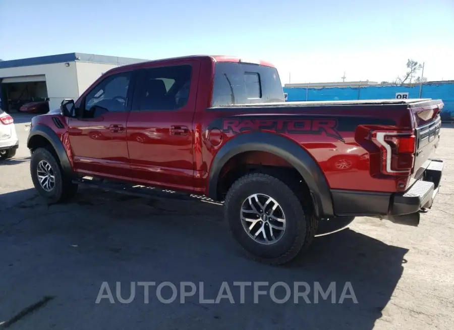 FORD F150 RAPTO 2018 vin 1FTFW1RG0JFD28239 from auto auction Copart