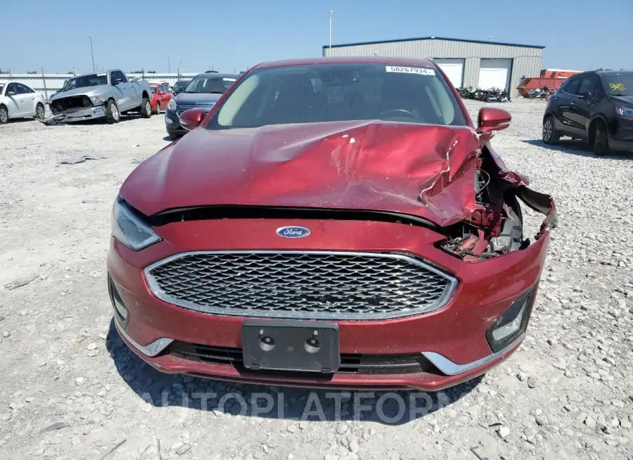 FORD FUSION TIT 2019 vin 3FA6P0RU2KR257925 from auto auction Copart