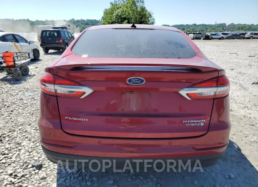 FORD FUSION TIT 2019 vin 3FA6P0RU2KR257925 from auto auction Copart