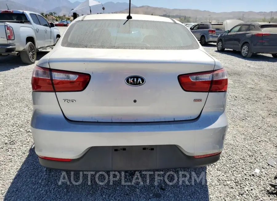 KIA RIO LX 2016 vin KNADM4A36G6590795 from auto auction Copart