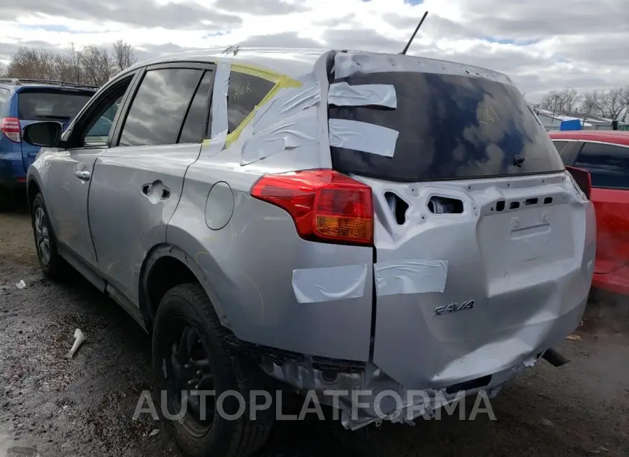 TOYOTA RAV4 LE 2015 vin 2T3ZFREV3FW148162 from auto auction Copart