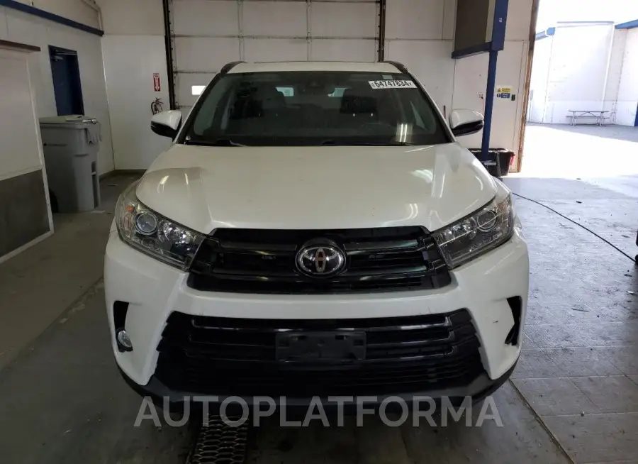 TOYOTA HIGHLANDER 2018 vin 5TDJZRFH6JS840388 from auto auction Copart