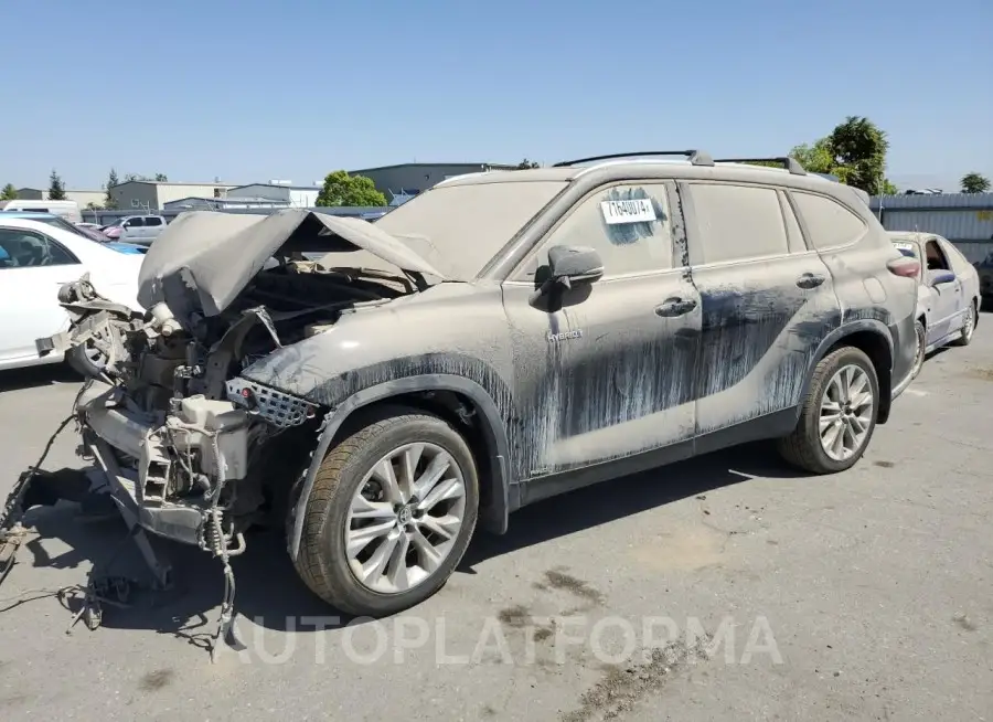 TOYOTA HIGHLANDER 2020 vin 5TDXBRCH4LS012054 from auto auction Copart