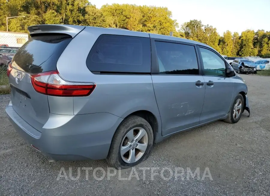 TOYOTA SIENNA 2015 vin 5TDZK3DC0FS565555 from auto auction Copart