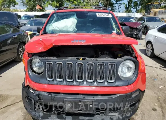 JEEP RENEGADE S 2018 vin ZACCJBAB3JPH07661 from auto auction Copart