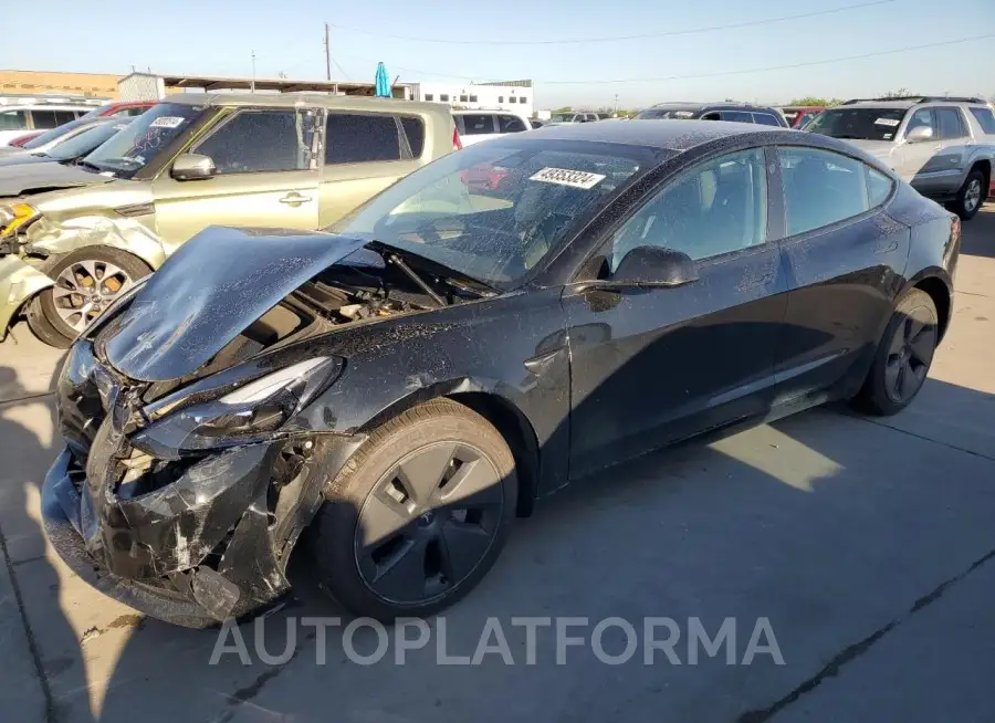 TESLA MODEL 3 2023 vin 5YJ3E1EA8PF697693 from auto auction Copart