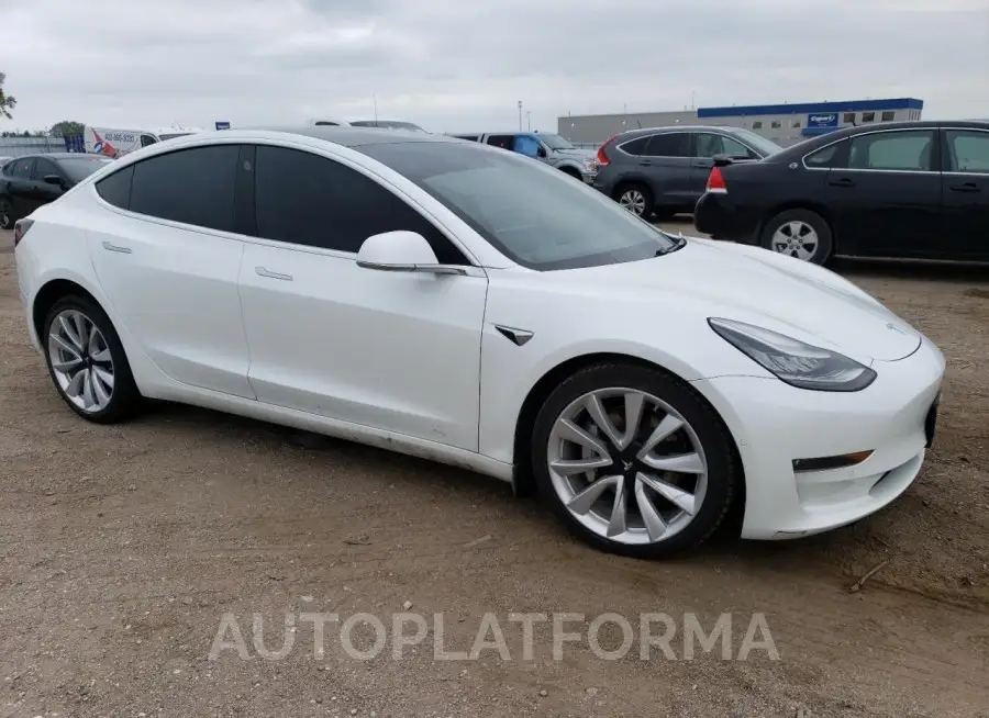 TESLA MODEL 3 2020 vin 5YJ3E1EB9LF621046 from auto auction Copart