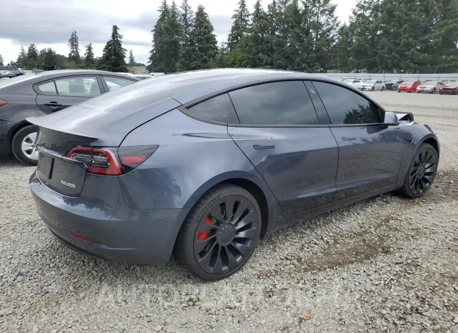 TESLA MODEL 3 2023 vin 5YJ3E1EC5PF405077 from auto auction Copart