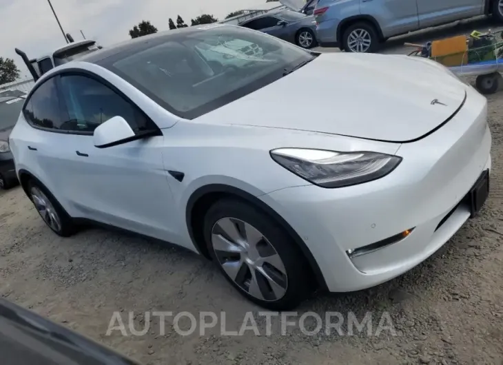 TESLA MODEL Y 2020 vin 5YJYGDEE9LF030808 from auto auction Copart