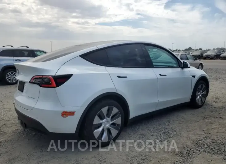 TESLA MODEL Y 2020 vin 5YJYGDEE9LF030808 from auto auction Copart