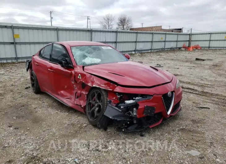 ALFA ROMEO GIULIA QUA 2017 vin ZARFAEAV3H7551398 from auto auction Copart