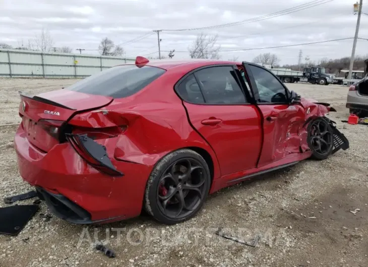 ALFA ROMEO GIULIA QUA 2017 vin ZARFAEAV3H7551398 from auto auction Copart