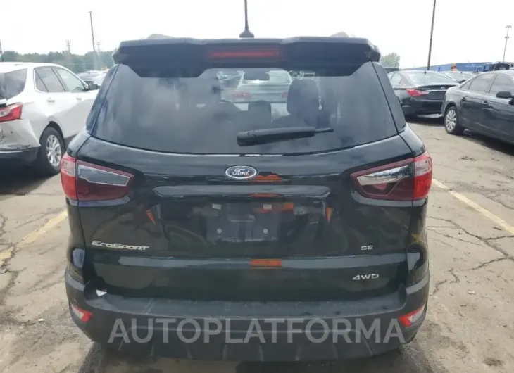 FORD ECOSPORT S 2020 vin MAJ6S3GL6LC390309 from auto auction Copart