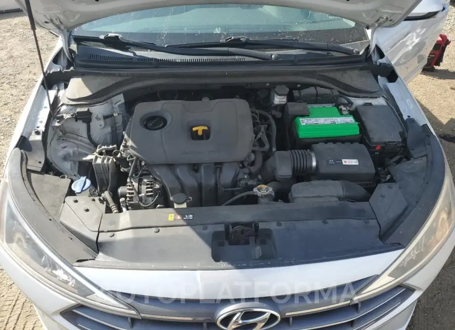 HYUNDAI elantra se 2019 vin KMHD74LF0KU786765 from auto auction Copart