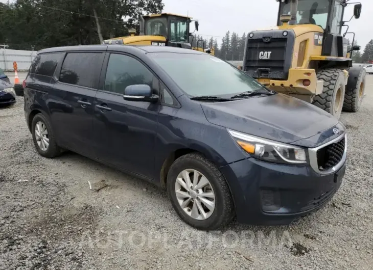 KIA SEDONA LX 2017 vin KNDMB5C17H6219799 from auto auction Copart