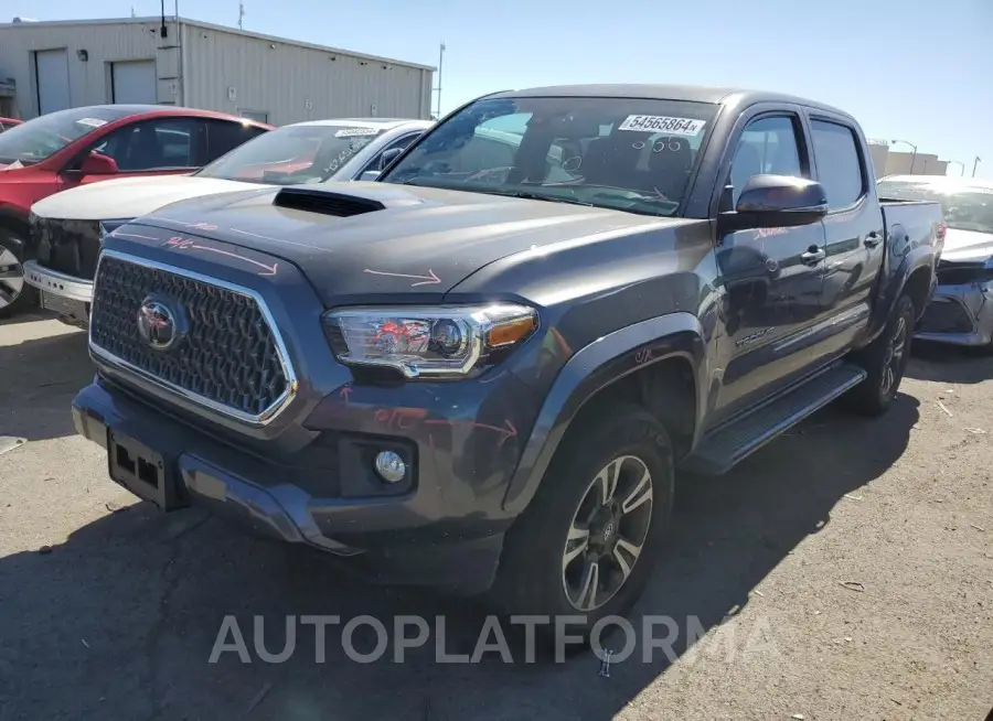 TOYOTA TACOMA DOU 2018 vin 3TMAZ5CN8JM055759 from auto auction Copart