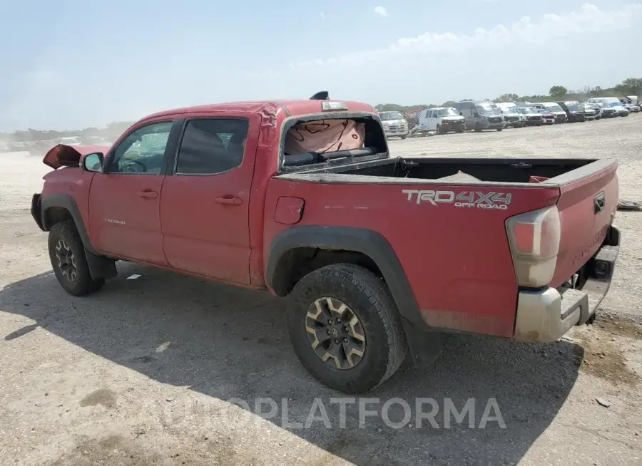 TOYOTA TACOMA DOU 2022 vin 3TMCZ5AN0NM491703 from auto auction Copart