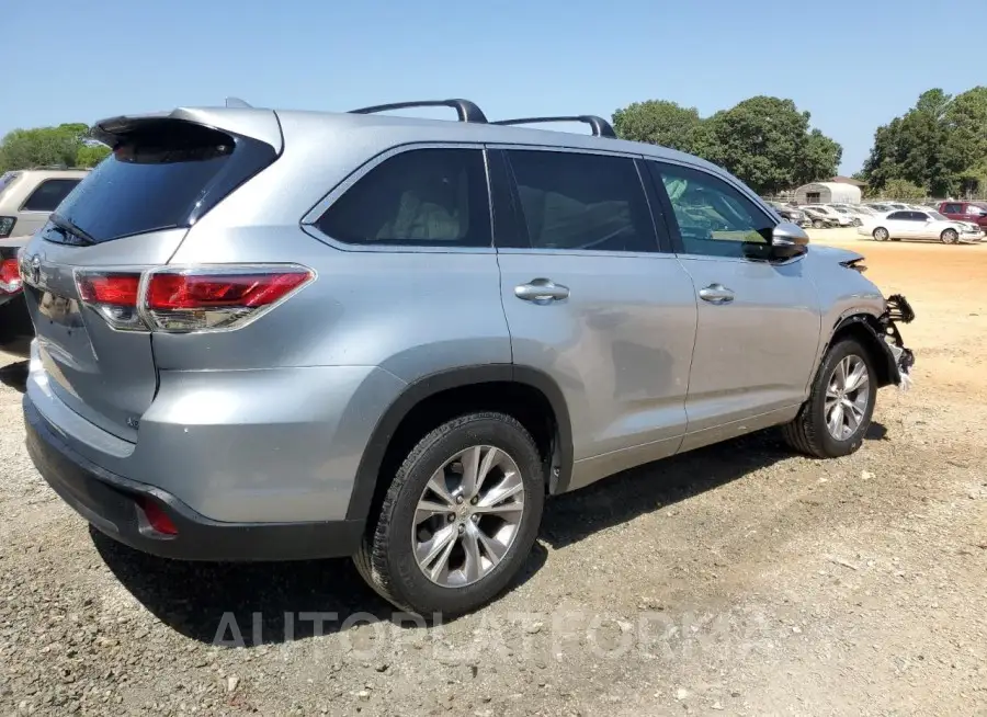 TOYOTA HIGHLANDER 2015 vin 5TDZKRFH0FS085298 from auto auction Copart